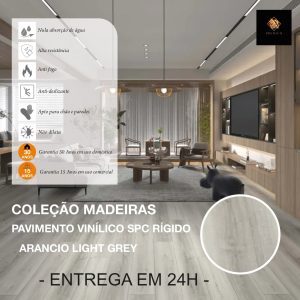 Pavimento Vinílico SPC Arancio Light Grey