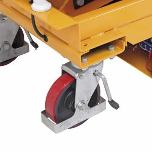Mesa de elevação semi-elétrico Bernardo ES 750 – capacidade de carga 750 kg, altura 445-970 mm, plataforma simples, peso 154 kg