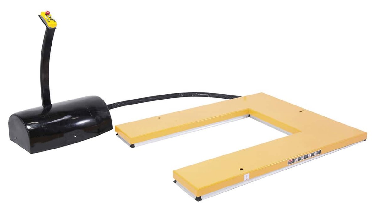 Mesa de elevação a U para palete Bernardo FSHT 1000 U – capacidade de carga 1.000 kg, plataforma a U, motor 0.75 kW 400V trifásica, peso 210 kg - Image 3