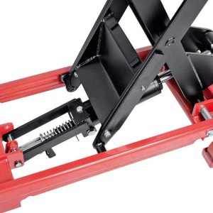 Mesa de elevação hidráulico manual Bernardo BS 1000 – capacidade de carga 1000 kg, altura 380-990 mm, mesa 1.015 × 510 mm, peso 140 kg